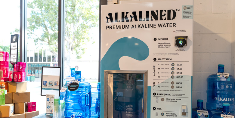 Alkaline Water Refill Station at Honest to Goodness House
